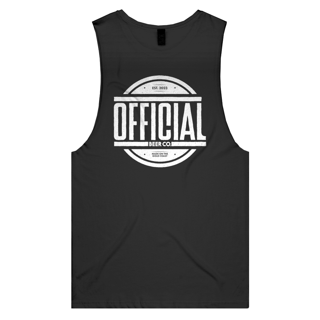 Official Beer Co Logo - Black Muscle Tee